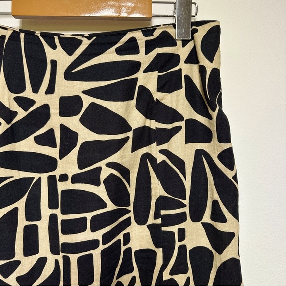 ONLY | Modern Print Linen Blend Midi Skirt - Picture 3 of 5